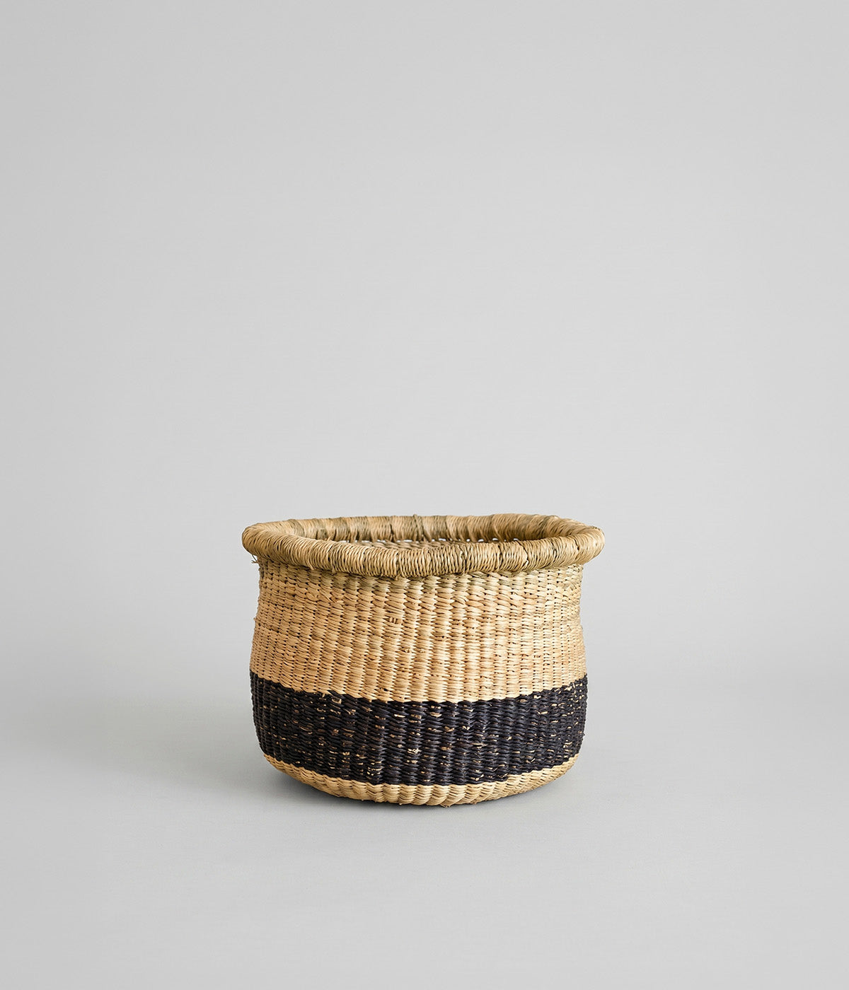 woven pot plant baskets Perfect Basket Planter, Natural and Black