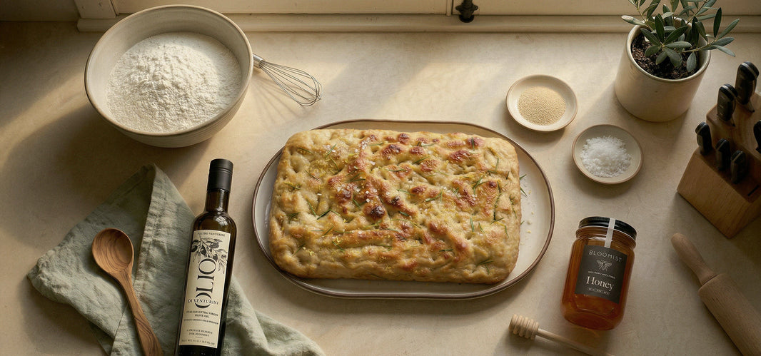 Ligurian Focaccia with Extra Virgin Olive Oil Recipe