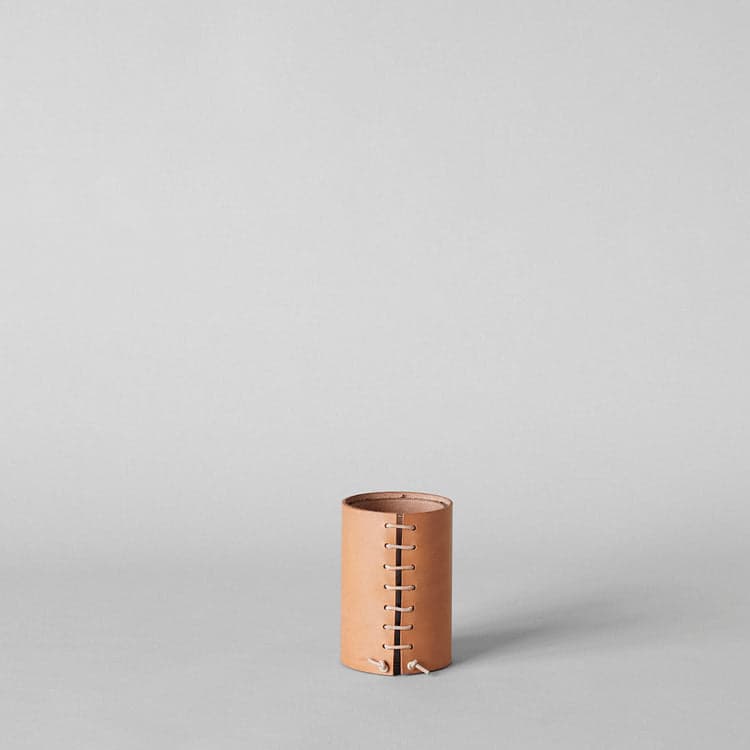 Leather Wrapped Vase - Bloomist