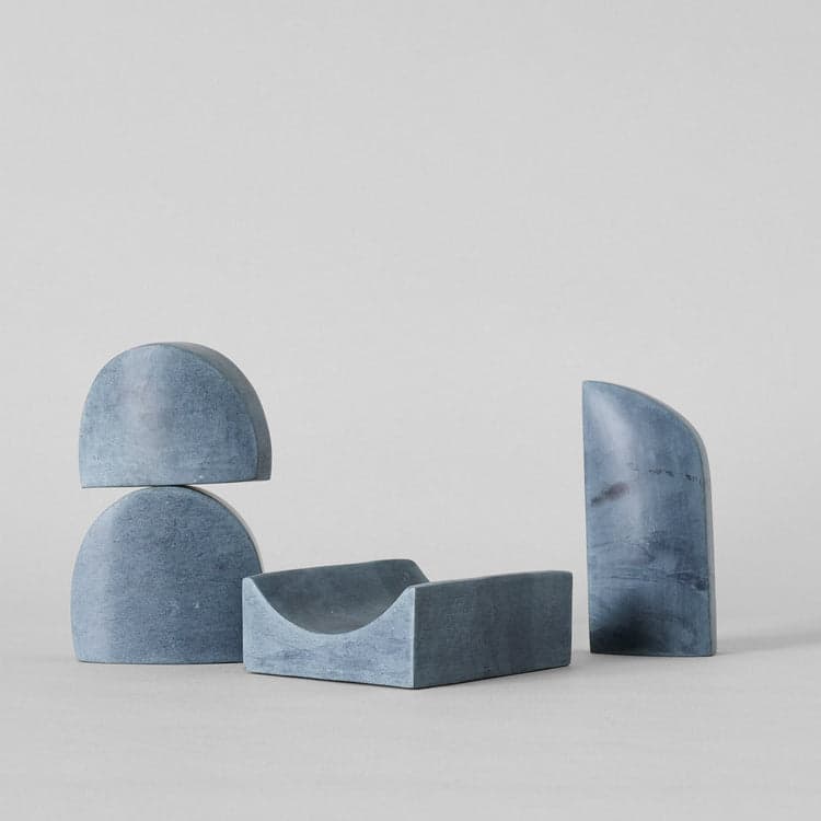 Stacking Sculpture Set – Grey Soapstone - Bloomist