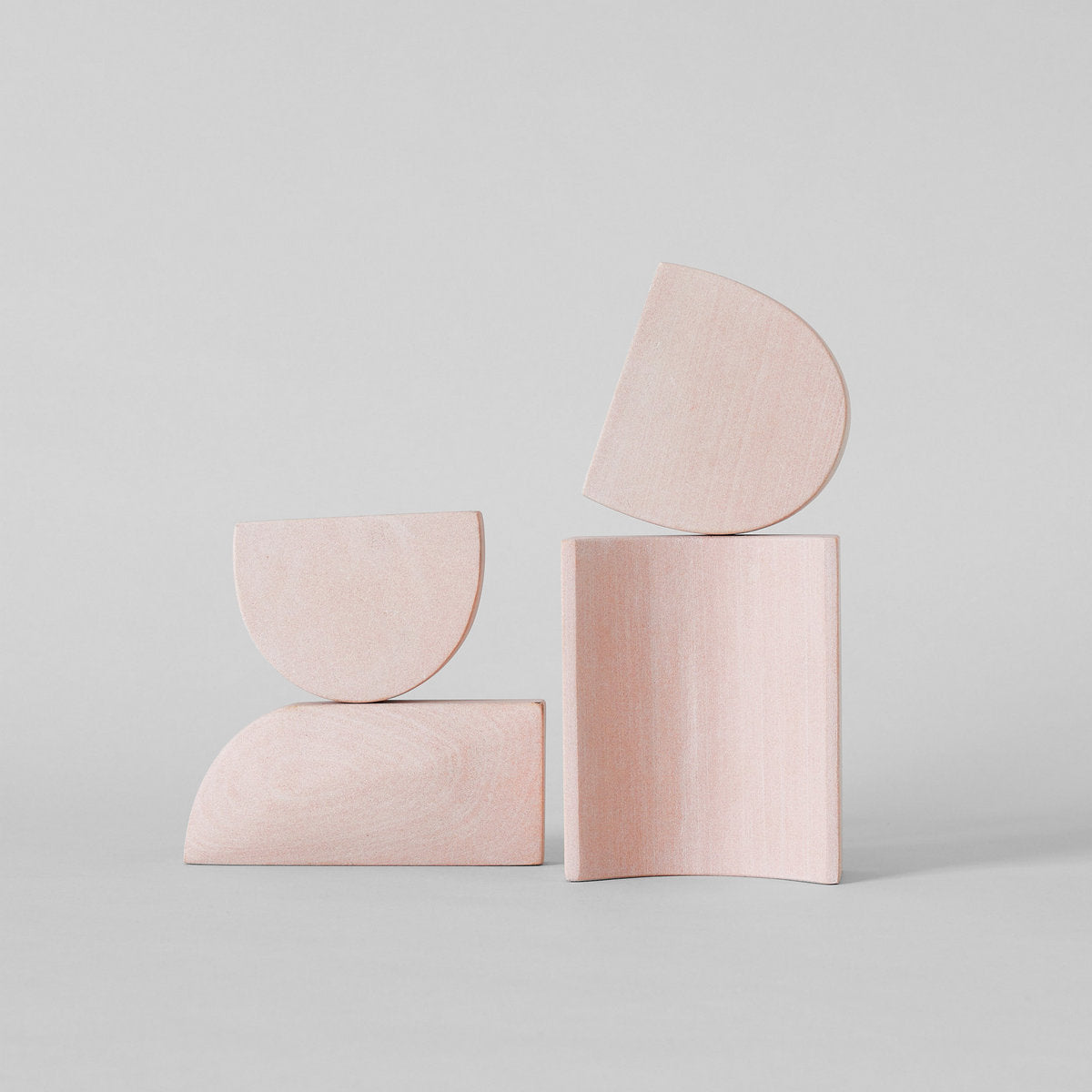 Stacking Sculpture Set - Pink Sandstone - Bloomist