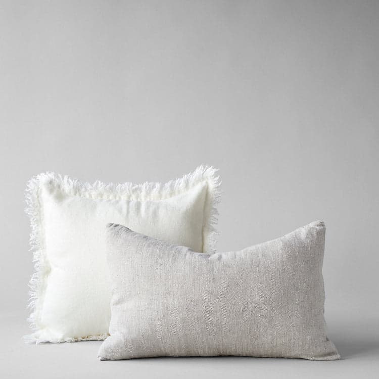 Linen Pillow in Natural 24x16 - Bloomist