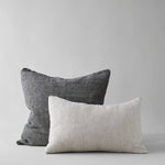 Linen Pillow in Black 26 x 26 - Bloomist