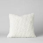 Nube Handwoven Wool Pillow in Ivory - Bloomist
