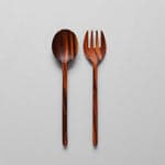 Serving Spoon and Fork, Large - Bloomist