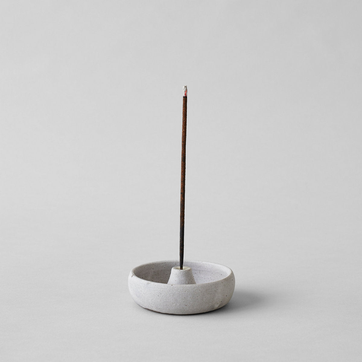 Stoneware Incense Holder, Grey - Bloomist