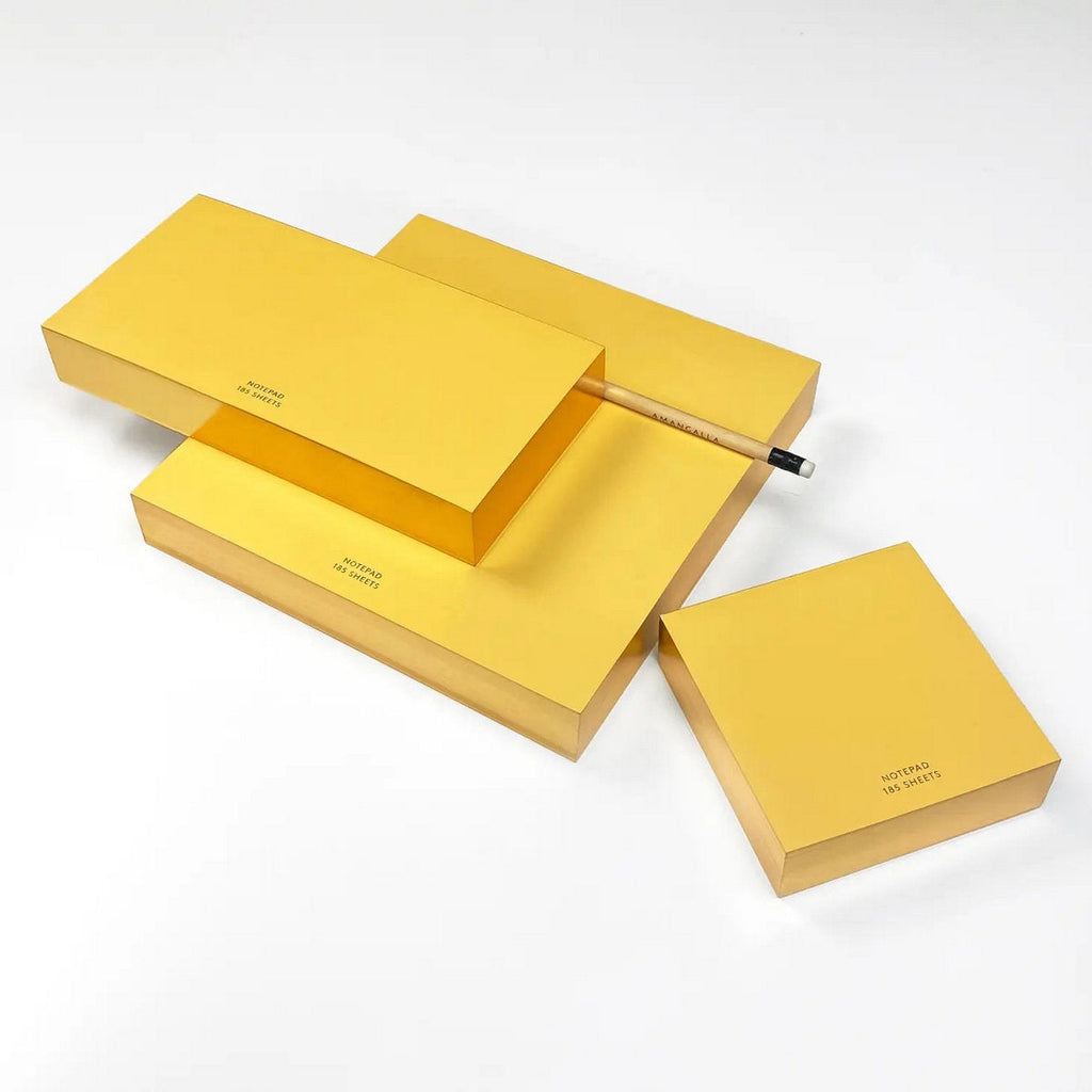 Yellow Notepad with Gilded Edges - Bloomist