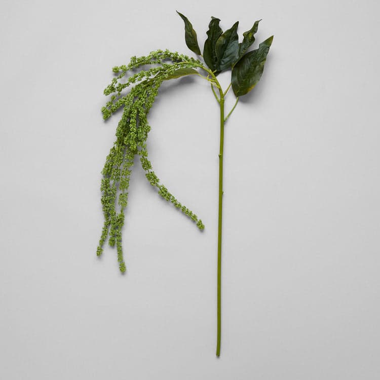 EcoFaux Green Amaranthus Spray - Bloomist