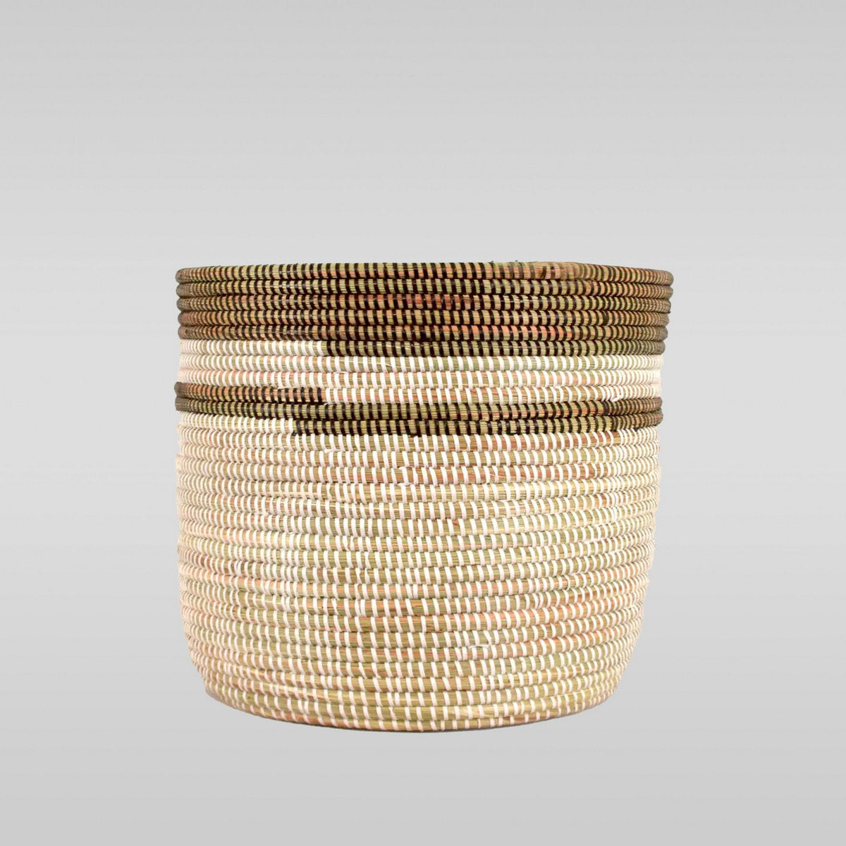 Black and White Stripe Senegalese Baskets - Bloomist