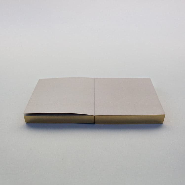 Greige Notepad with Gilded Edges - Bloomist
