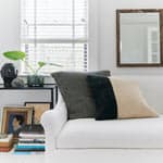 Linen Pillow in Black 26 x 26 - Bloomist