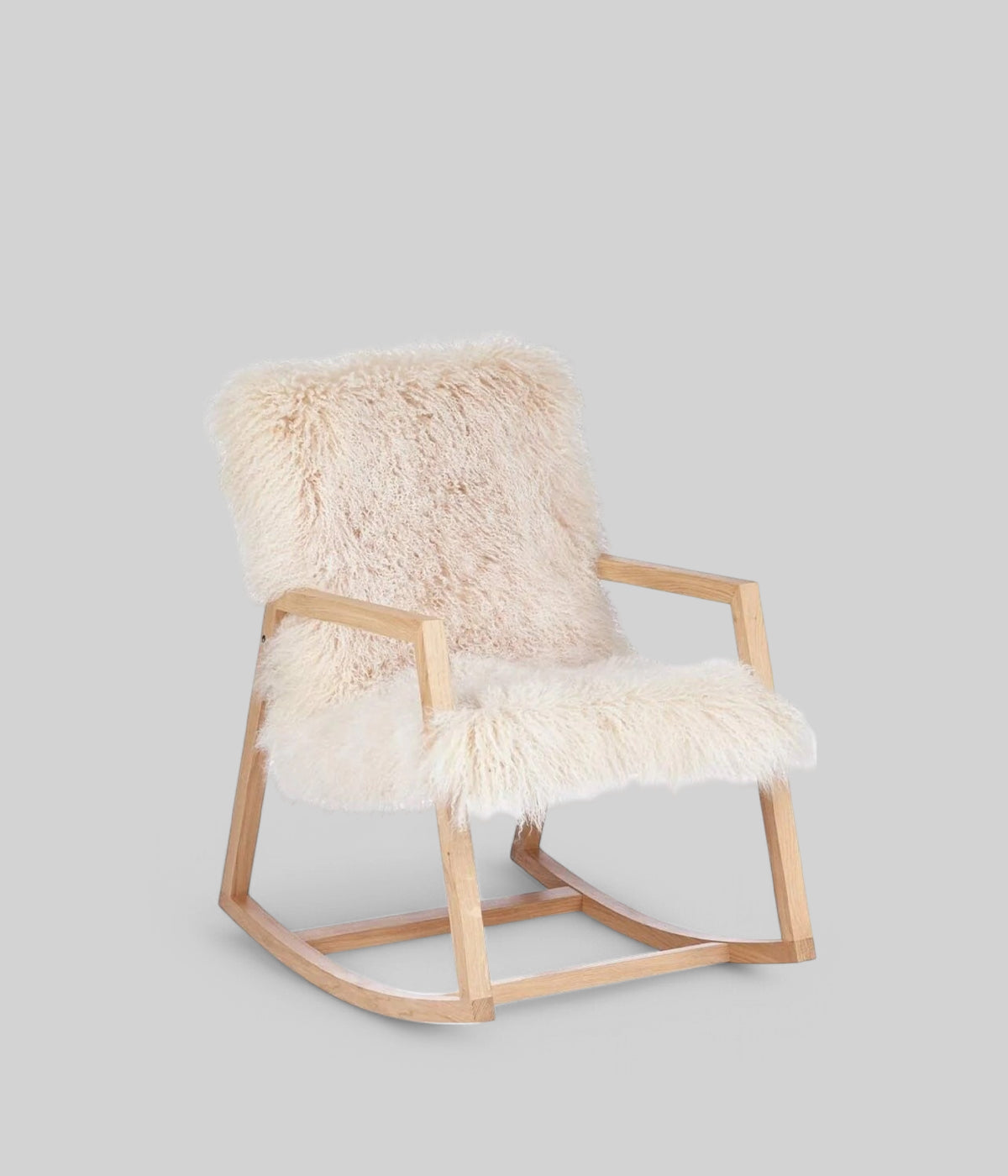 Ash Sheepskin Rocking Chair