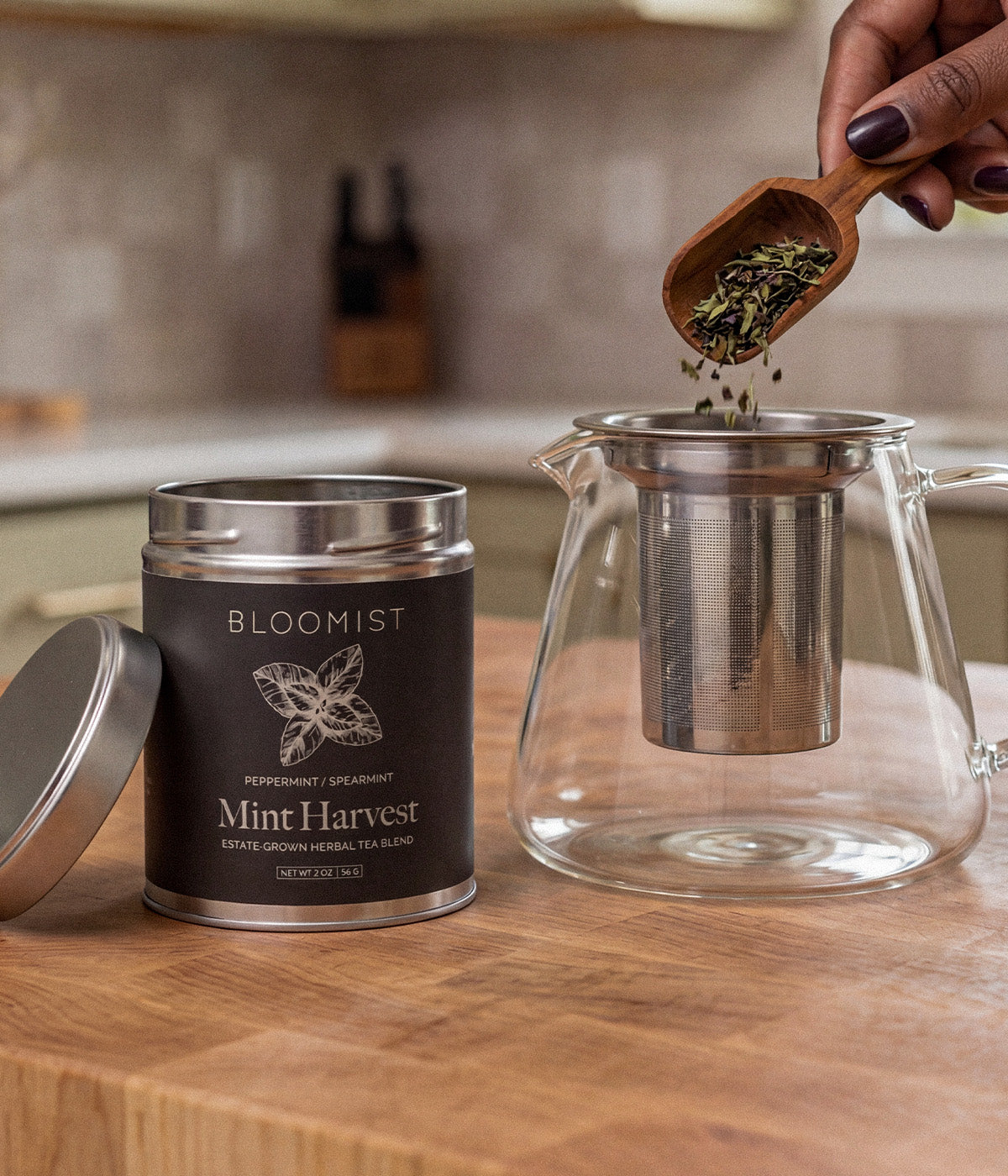 mint herbal tea