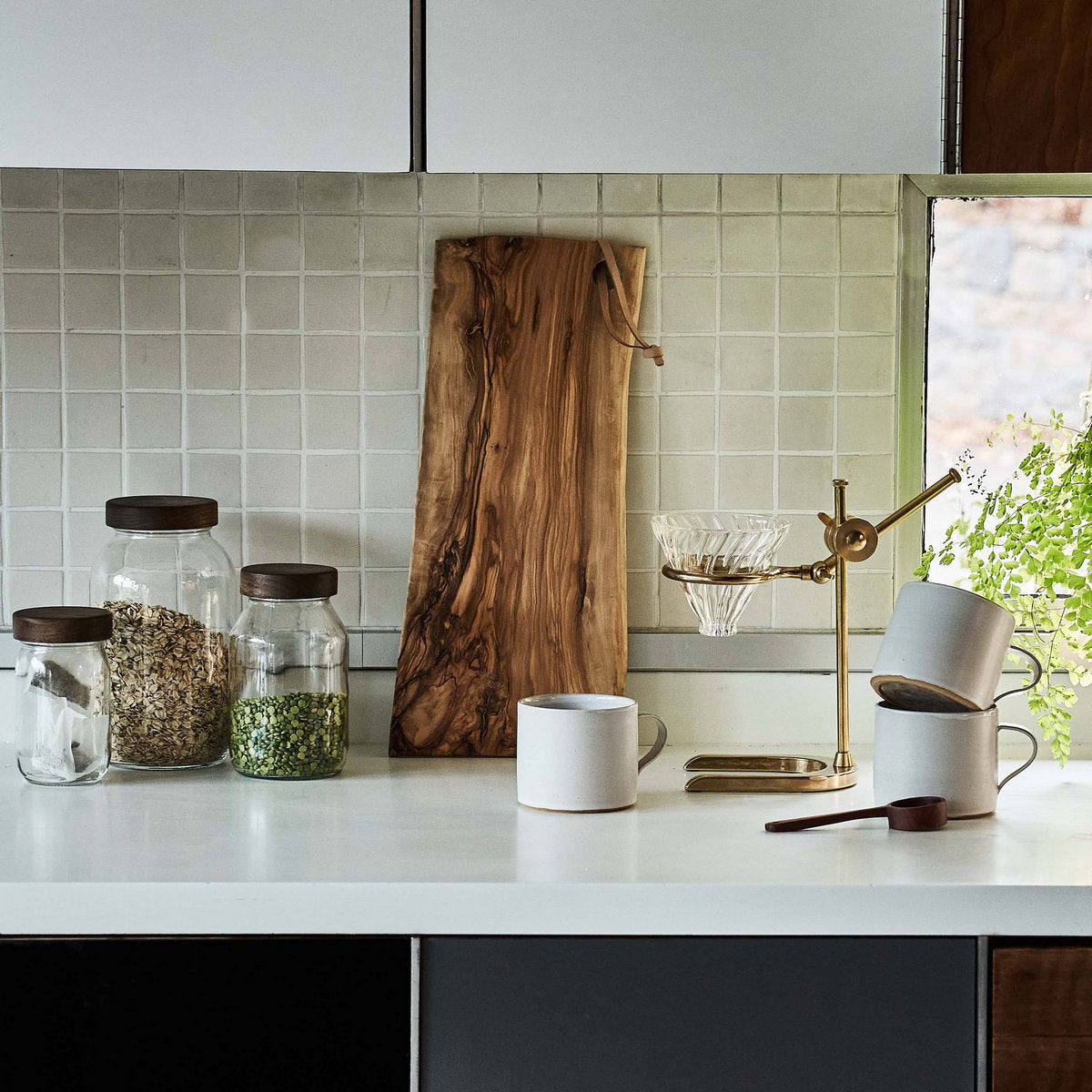 Hand-Turned Walnut Top Mason Jars - Bloomist