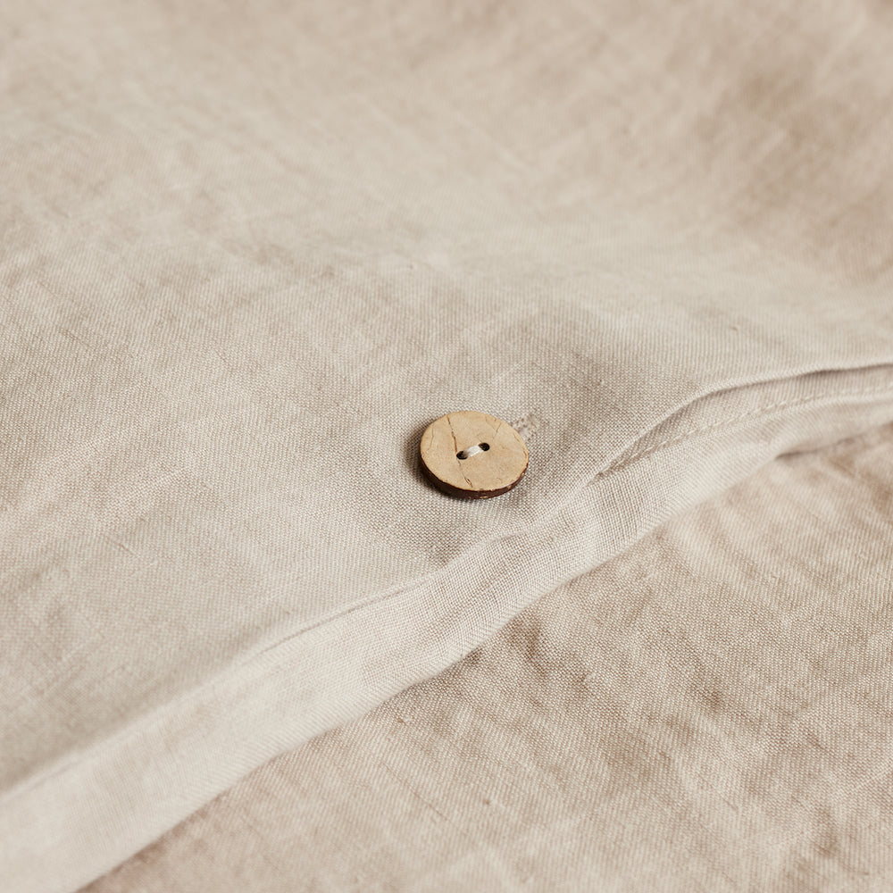 Stonewashed Hemp Duvet Cover - Bloomist