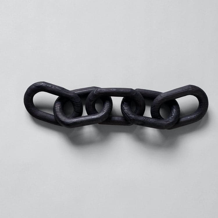 Charcoal Wood Chain, Small Link - Bloomist