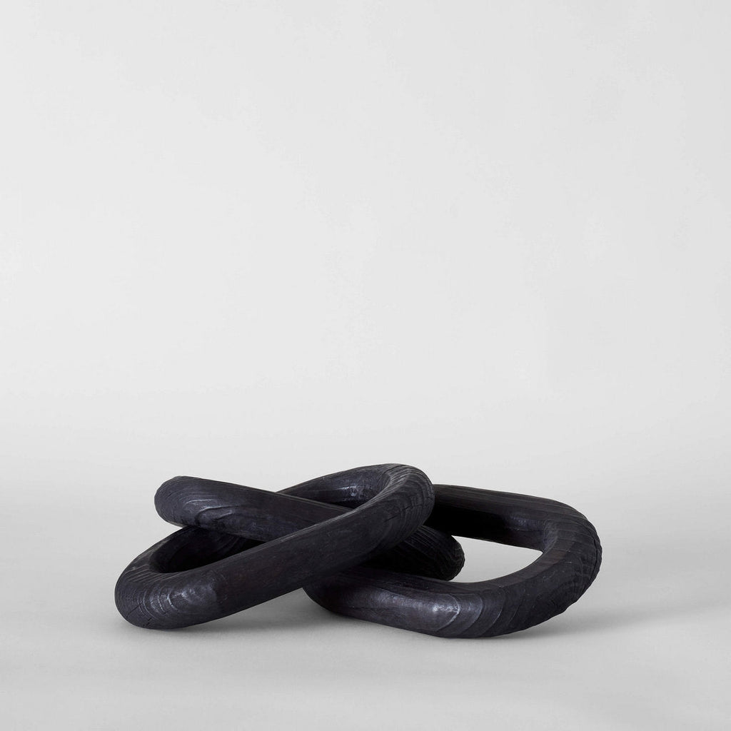 Charcoal Wood Chain, Large Link - Bloomist