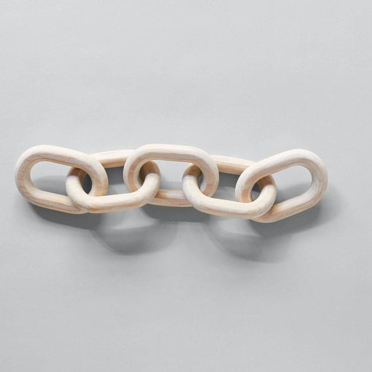 Pale Wood Chain, Small Link - Bloomist