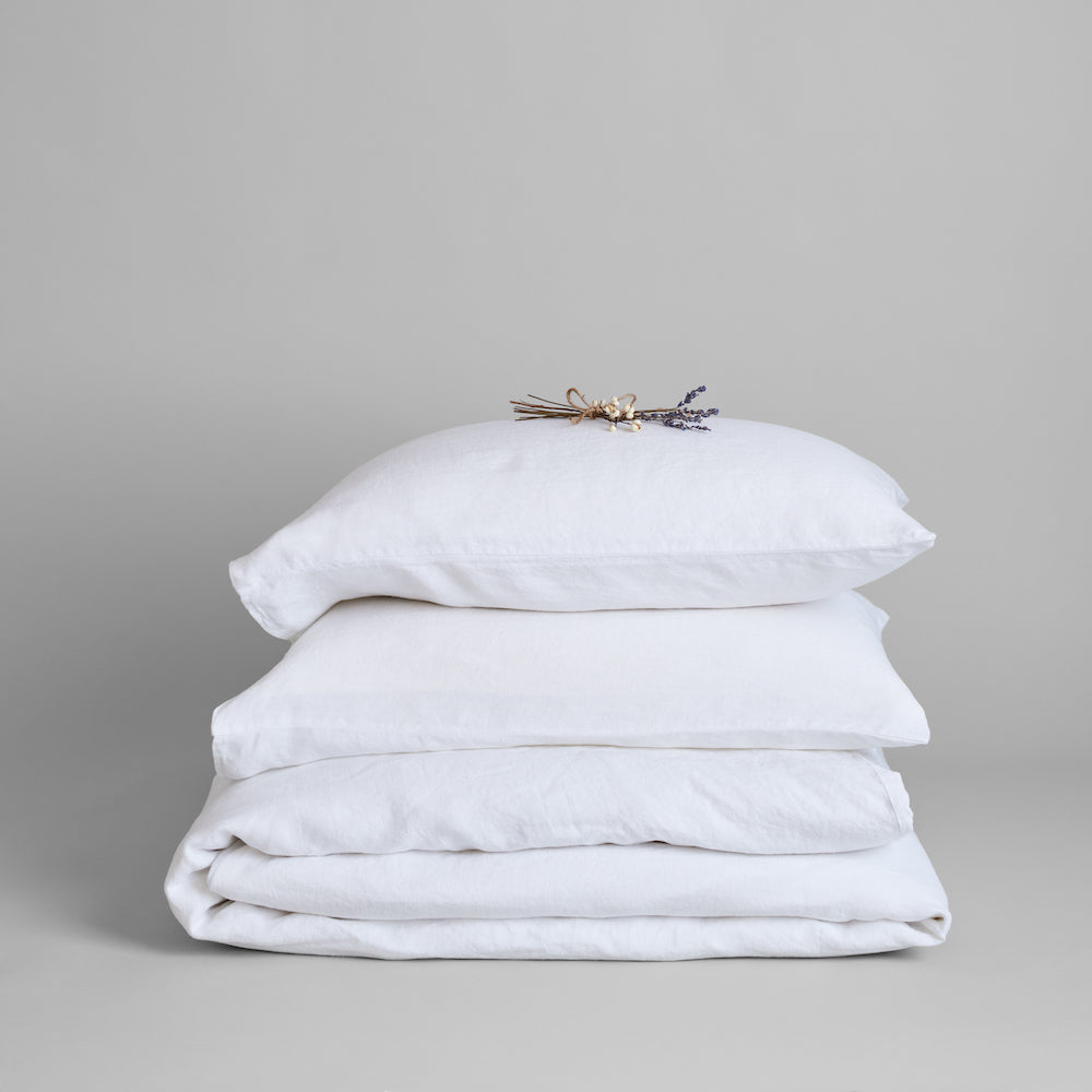 Stonewashed Hemp Duvet Cover - Bloomist