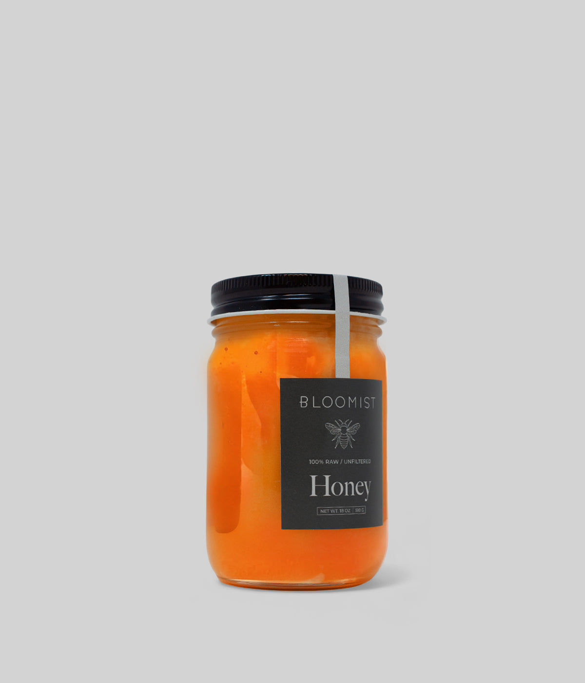 Raw unfiltered honey natural purity crystals