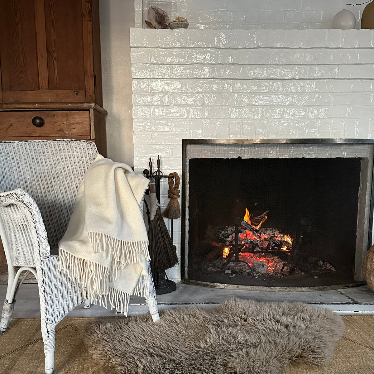 Curly Shearling Sheepskin Single Pelt - Bloomist