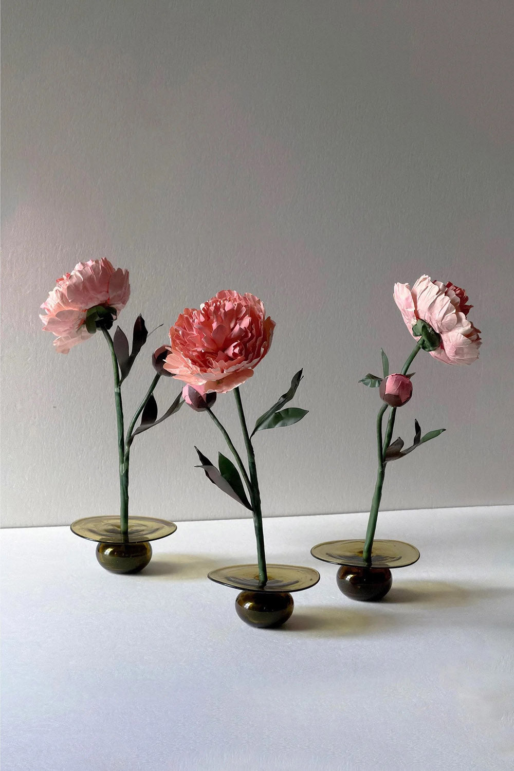 Chinese Peony Beeswax Paper Flower | Minimalist Home Decor Wax