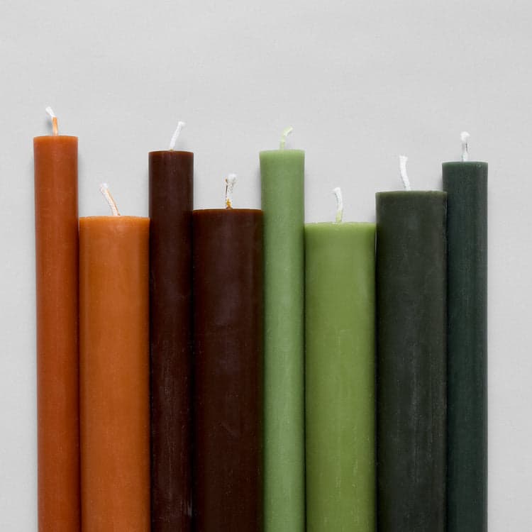 Beeswax Columns Candles - Bloomist