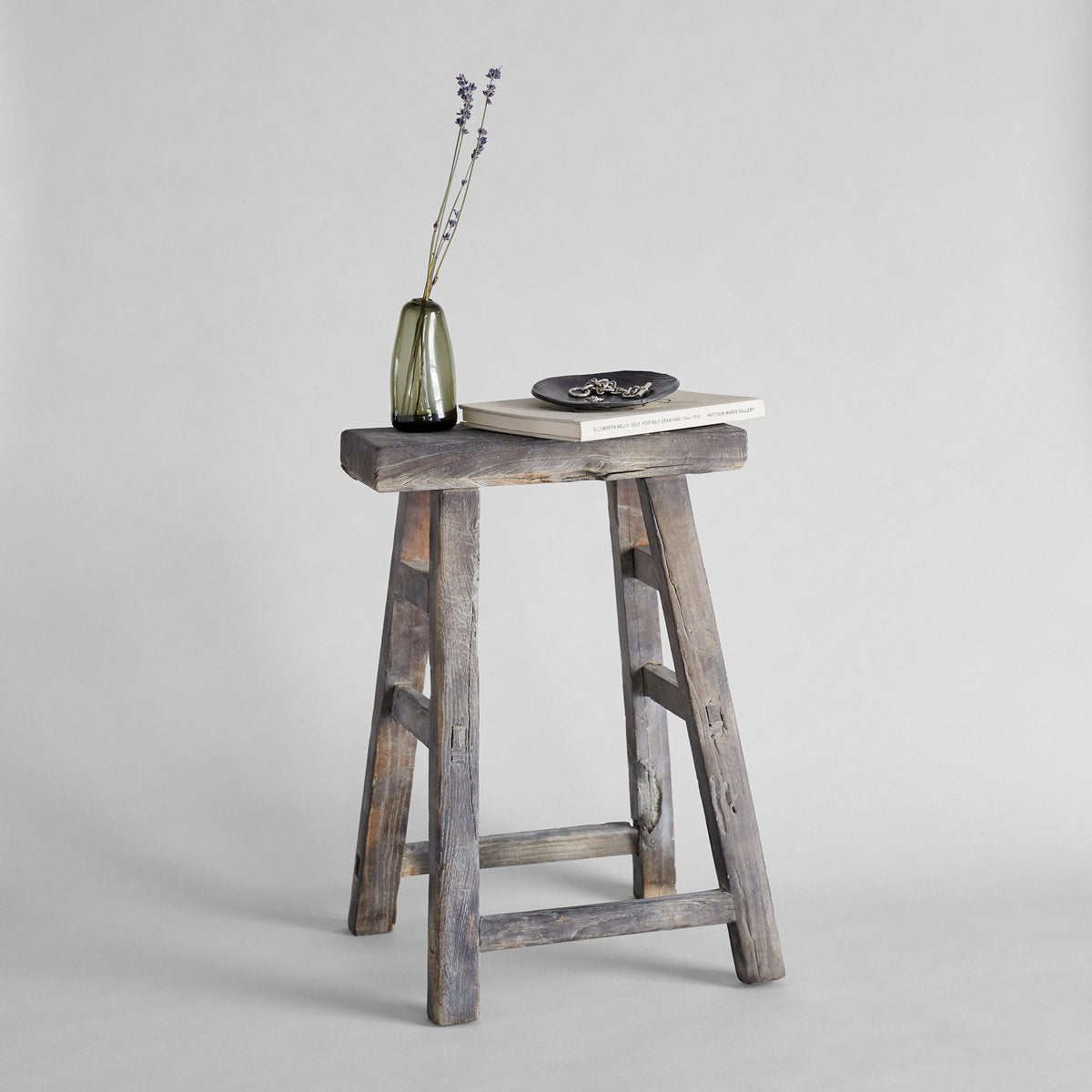 Vintage Elmwood Stool - Bloomist