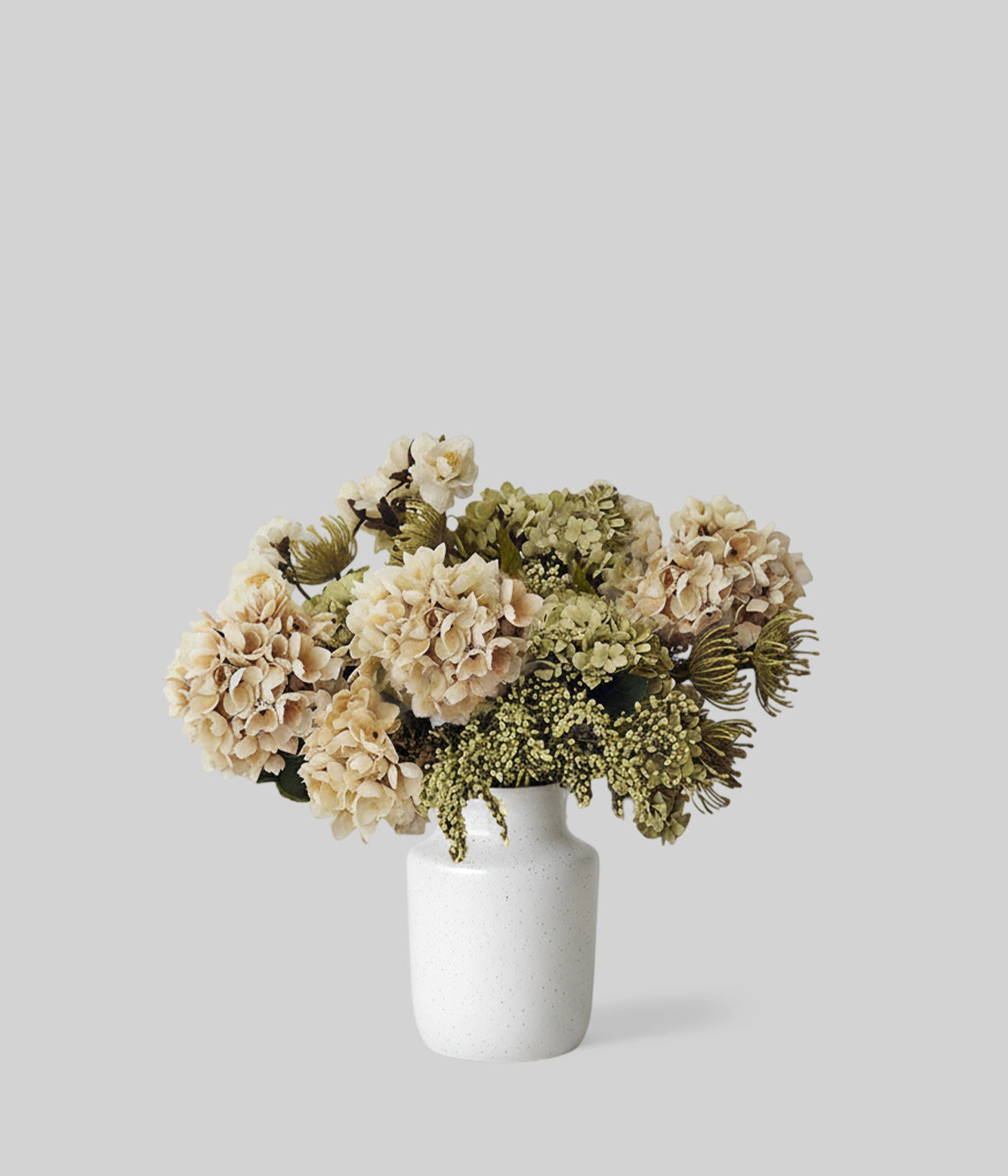 Elodie artificial bouquet with hydrangeas and roses for timeless interiors
