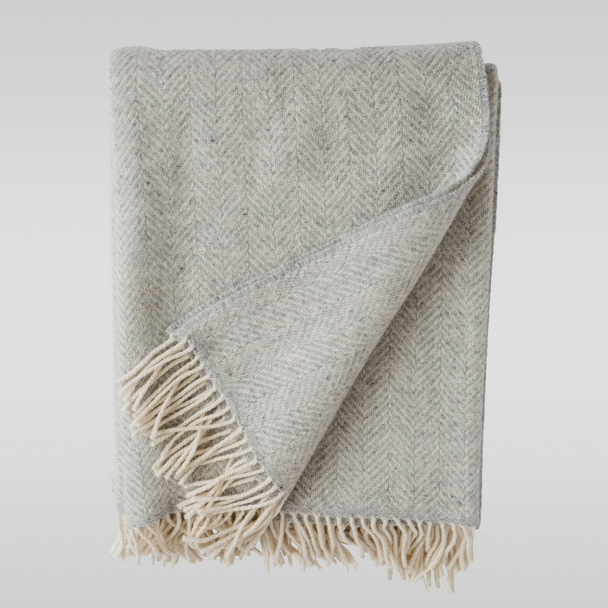 Herringbone Wool & Cashmere Throw - Bloomist