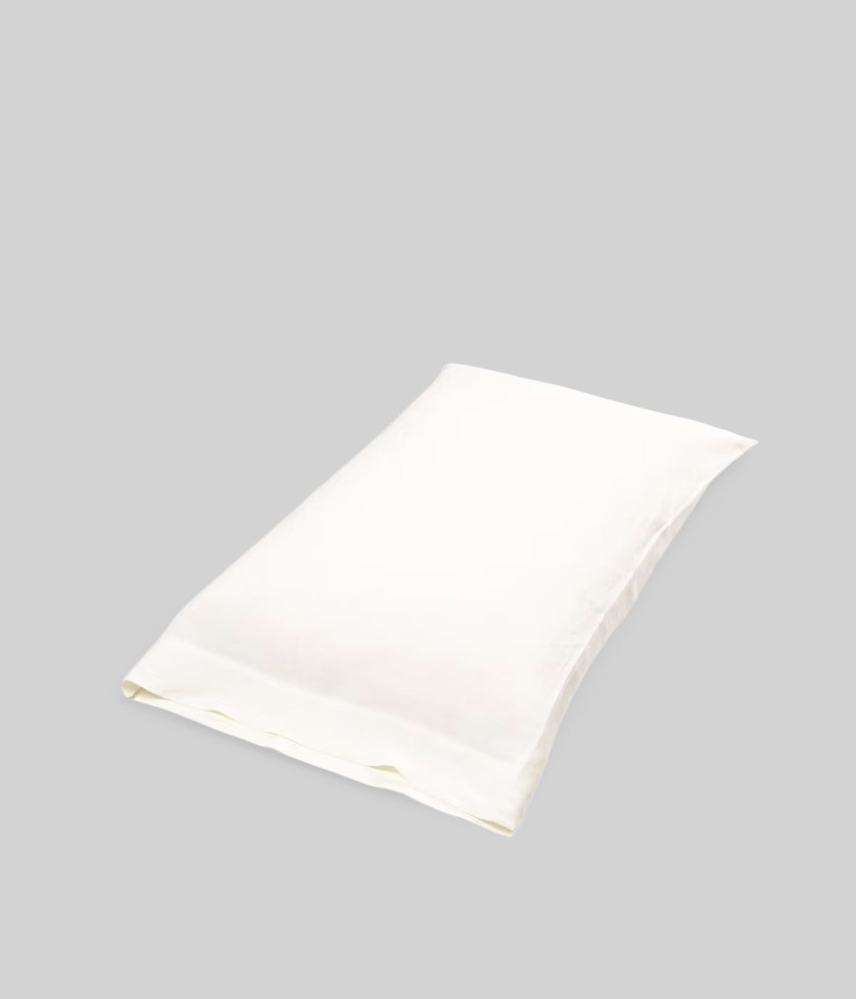 King pillow case with envelope closure woven in Belgium from organic flax