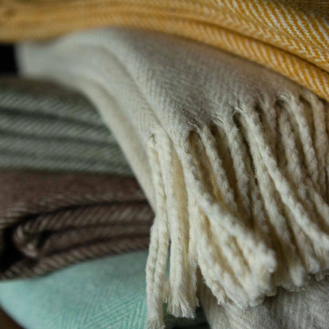 Cotton Herringbone Throws