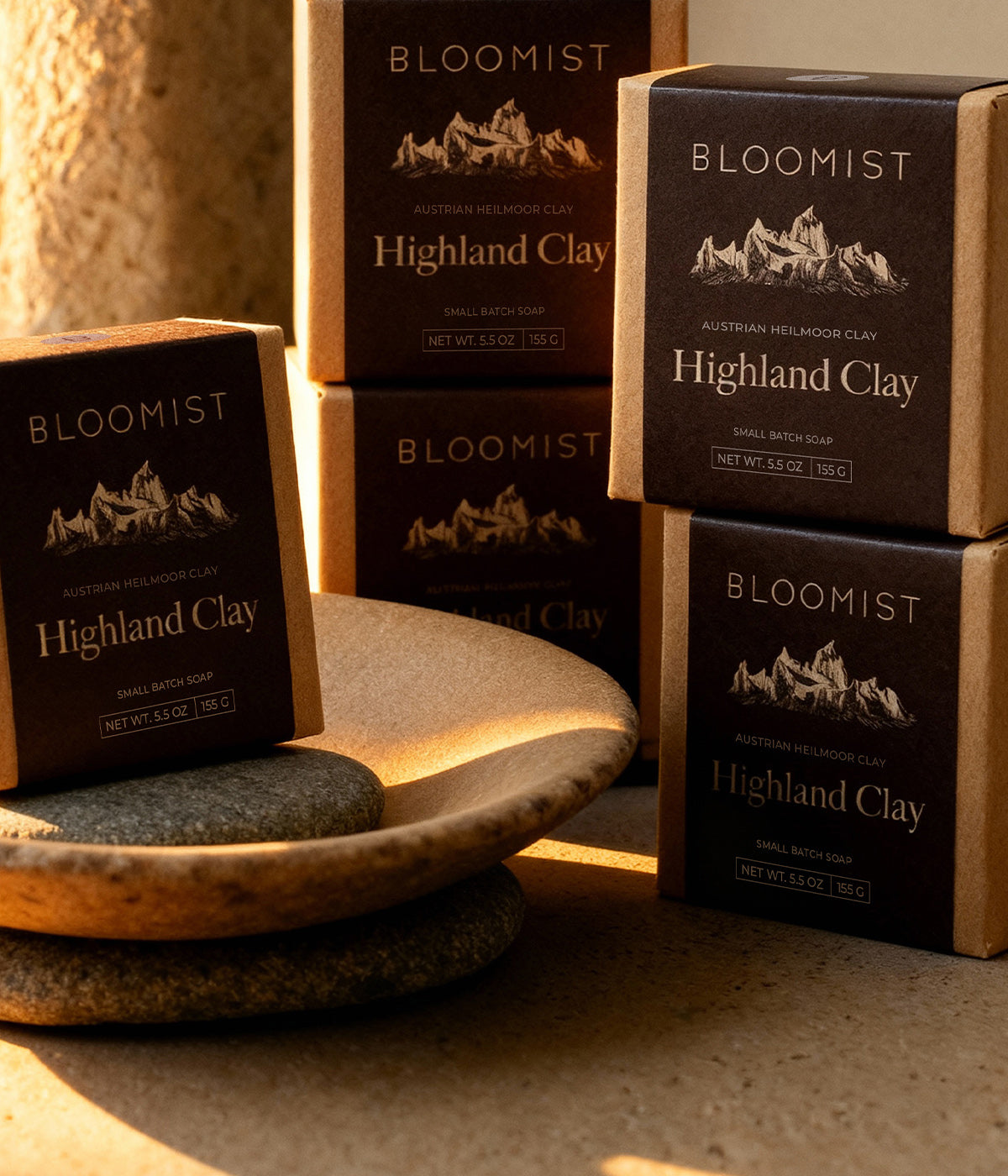 Frankincense and myrrh soap with warm resin notes balanced by bergamot