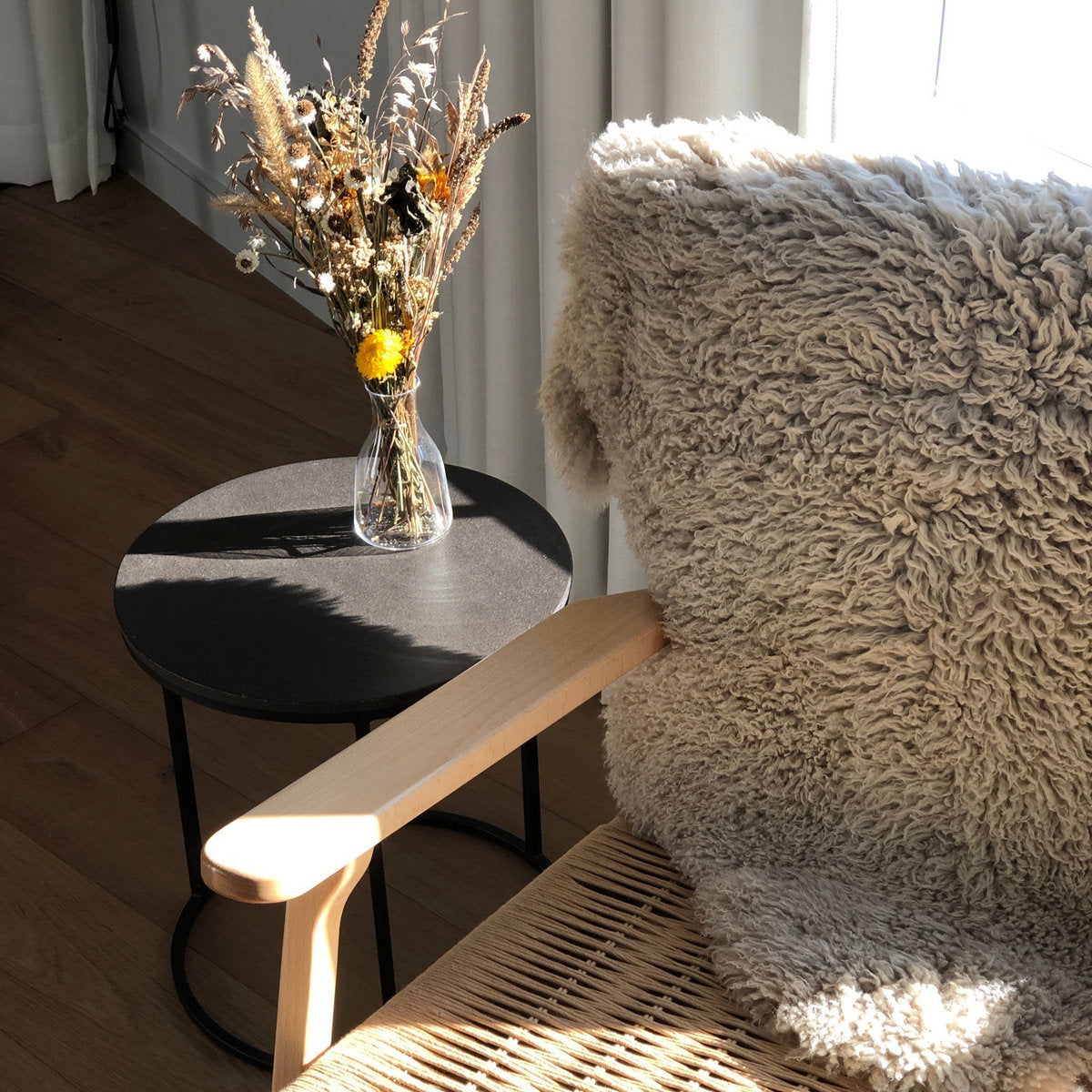 Longwool Curly Sheepskin Double Pelt - Bloomist