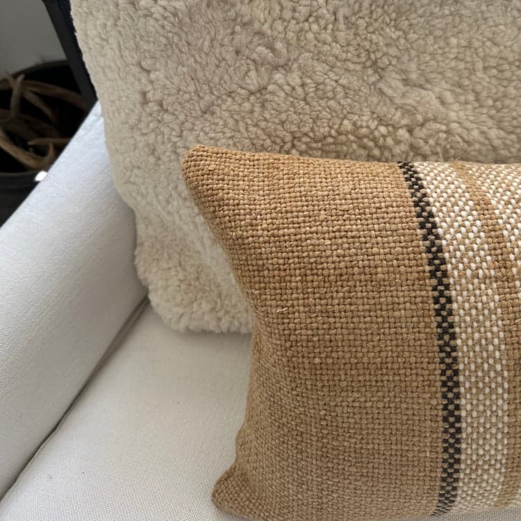Healdsburg Stripe Wool Pillow, 13" x 21" - Bloomist