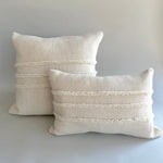 Triple Stripe Wool Pillow, 13" x 21" - Bloomist