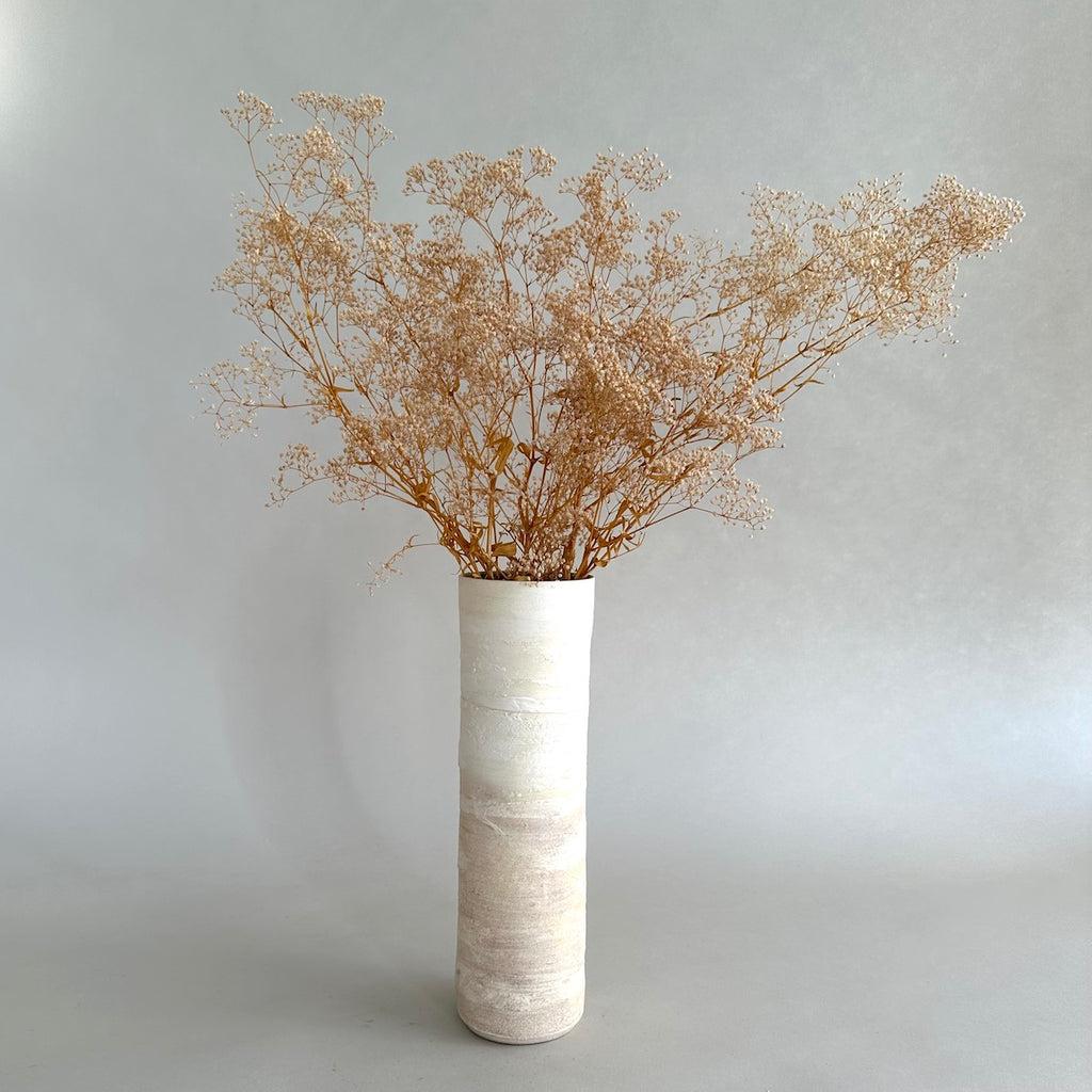 Textured Porcelain Vase, Tall