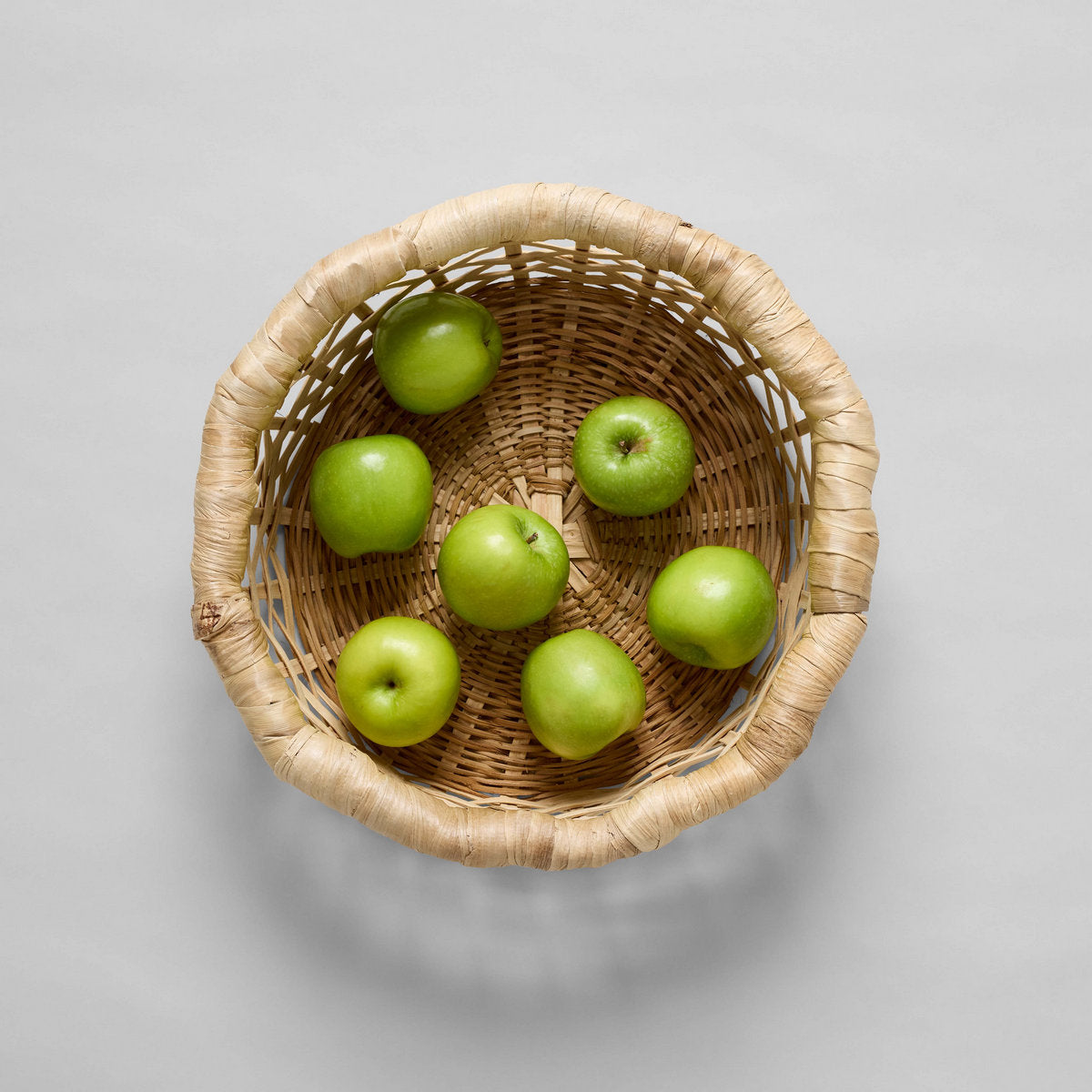 Itza Wood Woven Storage Basket - Thumbnail 5