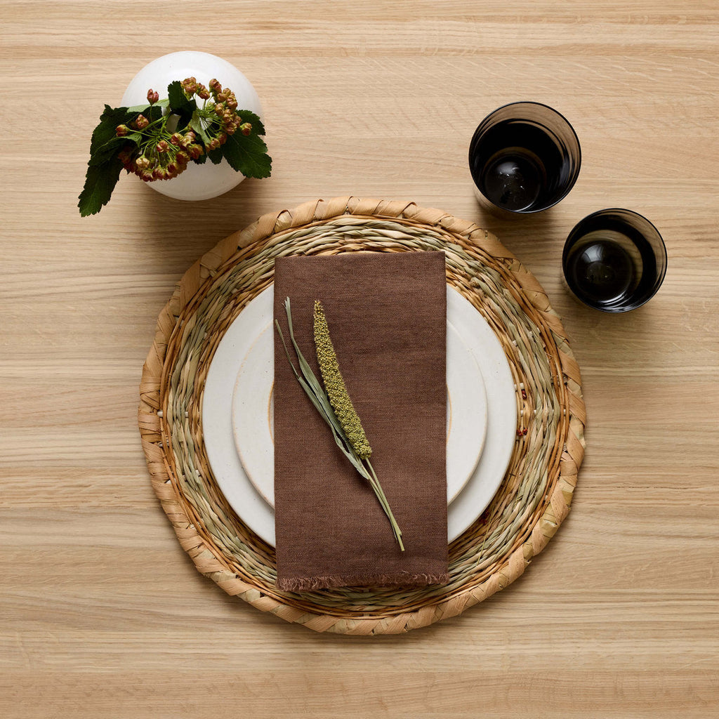 Set of Four Woven Mixed Fibers Placemats - Bloomist