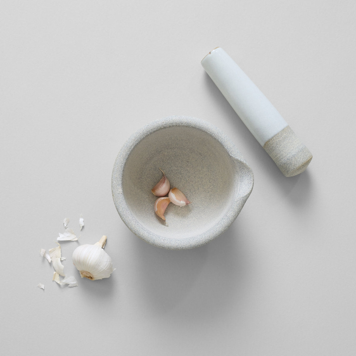 Sheldon Ceramics Vermont Stoneware Mortar and Pestle - Thumbnail 4