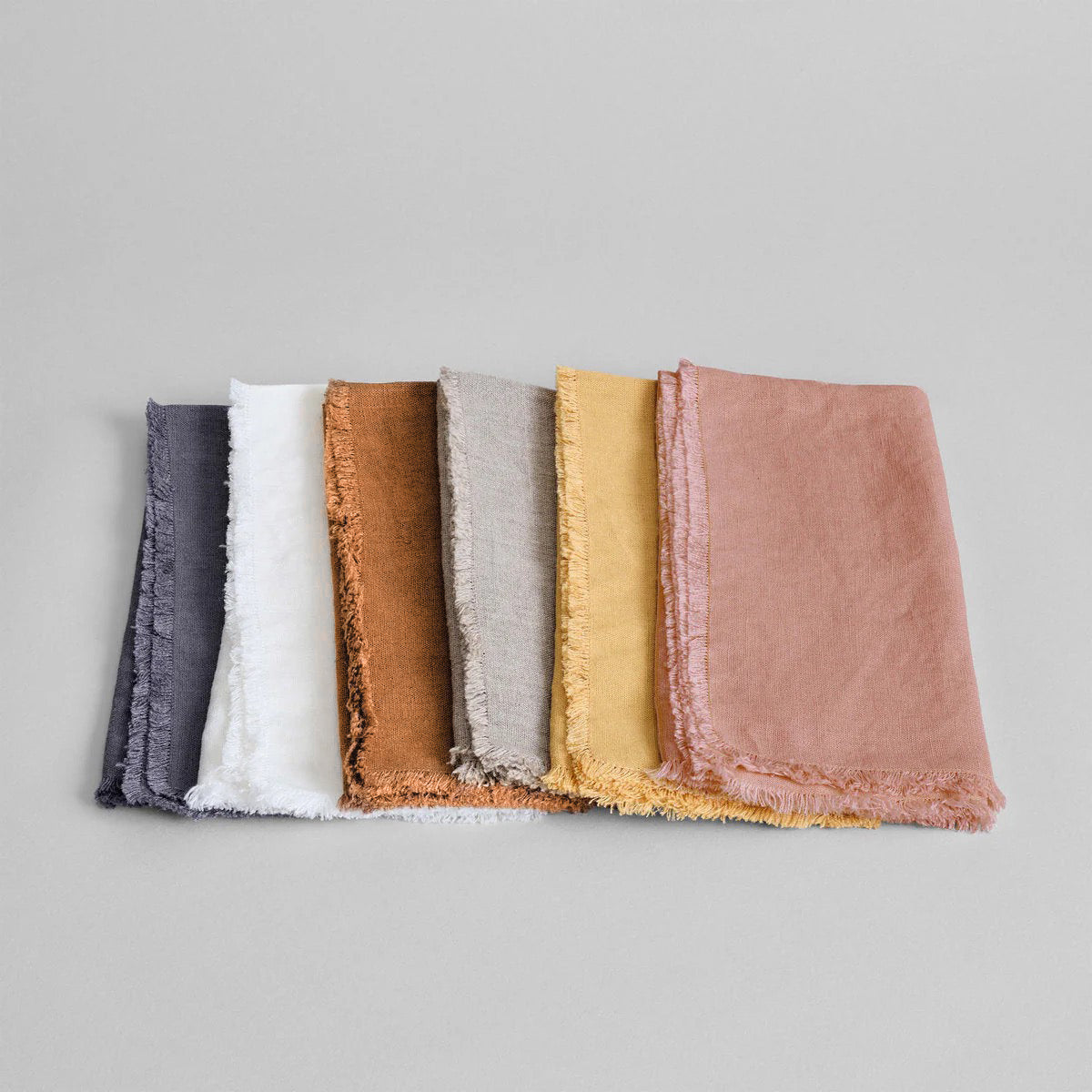 Fringed Linen Napkin - Thumbnail 3