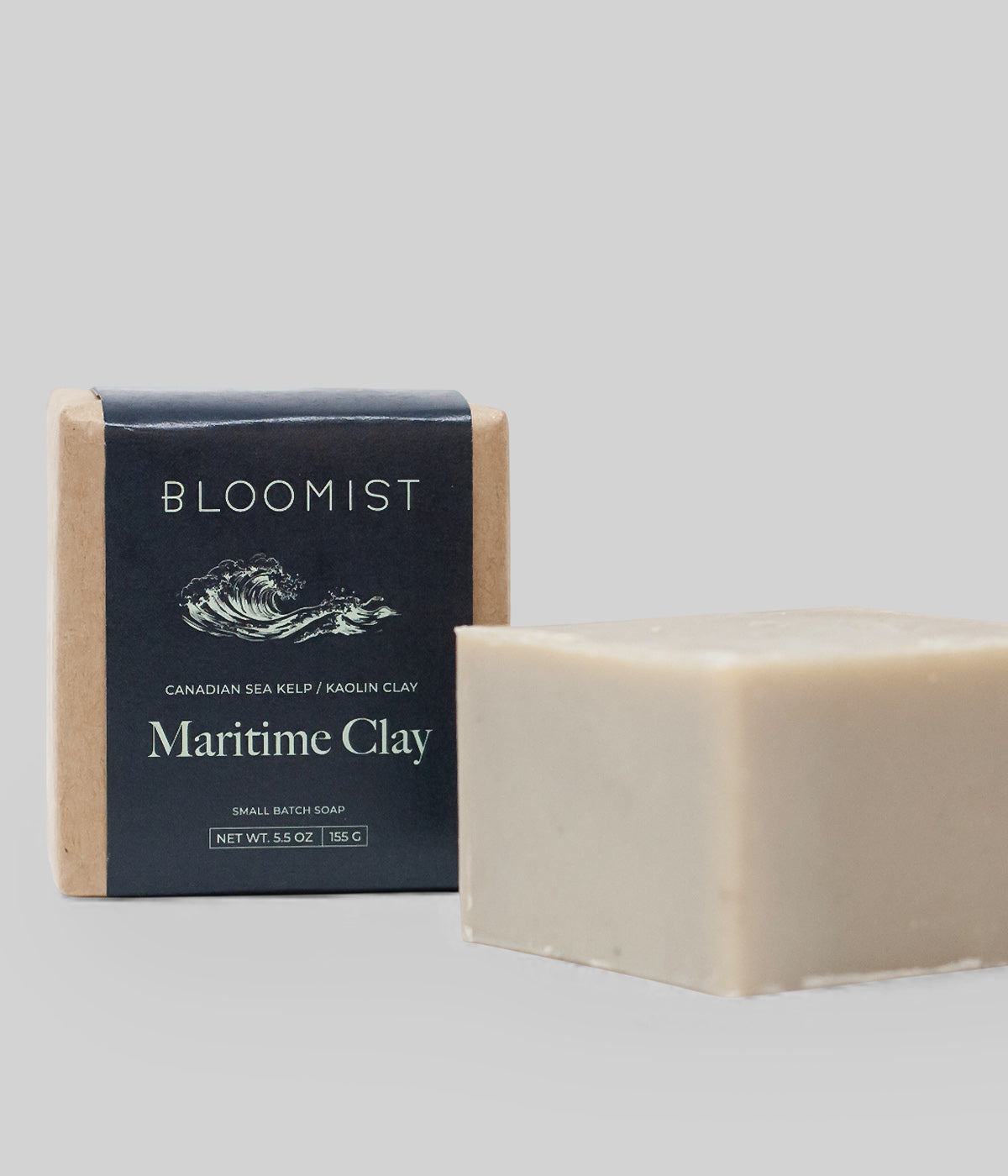 Mineral-rich soap suitable for sensitive and congestion-prone skin