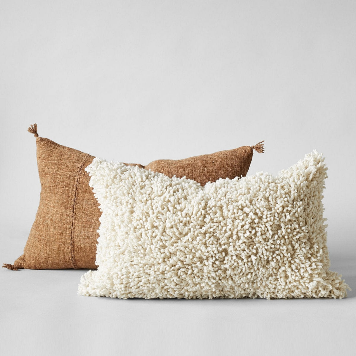 Molt Wool Shag Pillow - Thumbnail 2