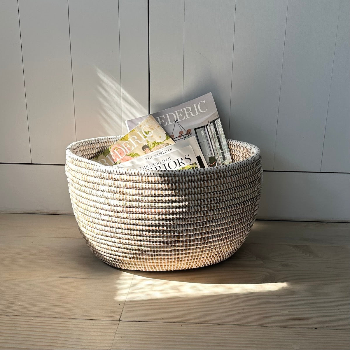 Senegalese Oval Storage Baskets - Bloomist