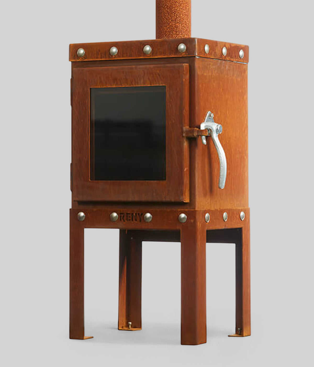 Piquia Compact Stove CorTen Materials