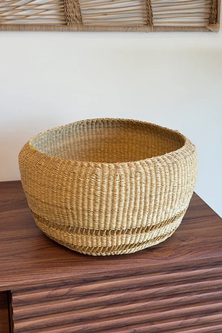 woven indoor plant pot Round Mixed Woven Planter | Perfect Basket Planter