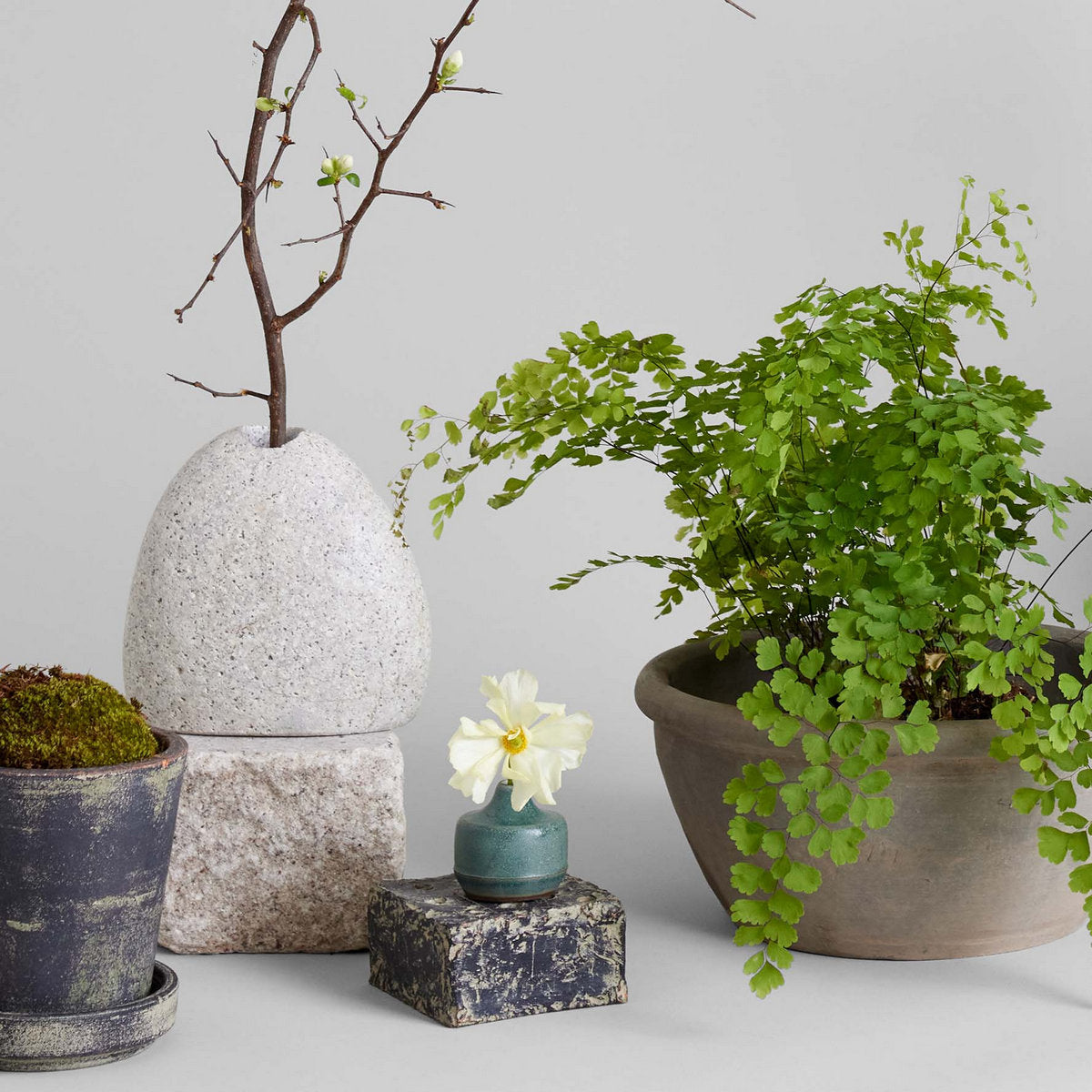 Stoneware Bud Vases, Set of 3 - Bloomist