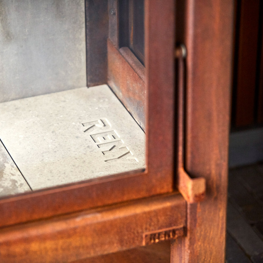 small terrace fireplace Netherlands made