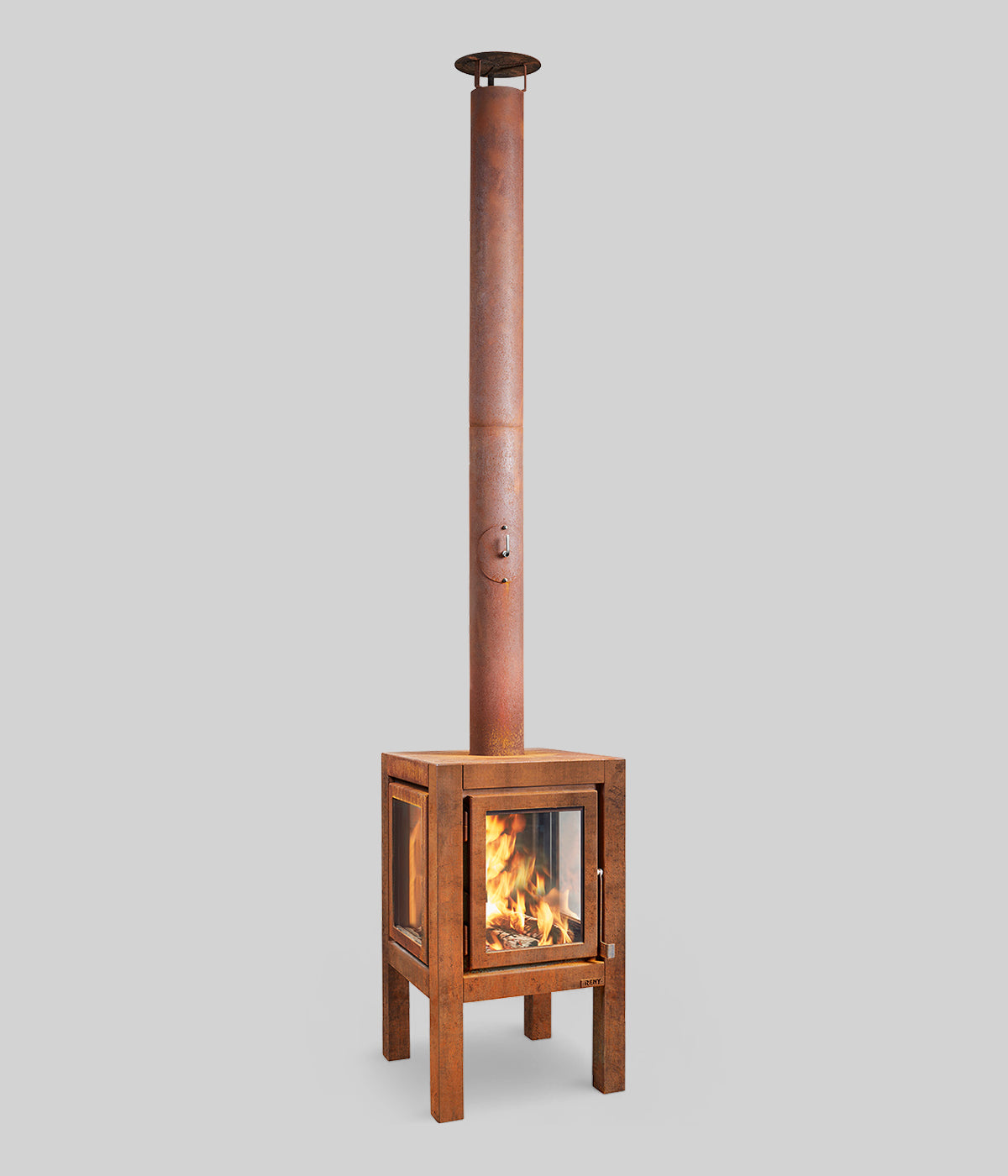 Quaruba XL Outdoor Fireplace | Modular Outdoor Patio Heater