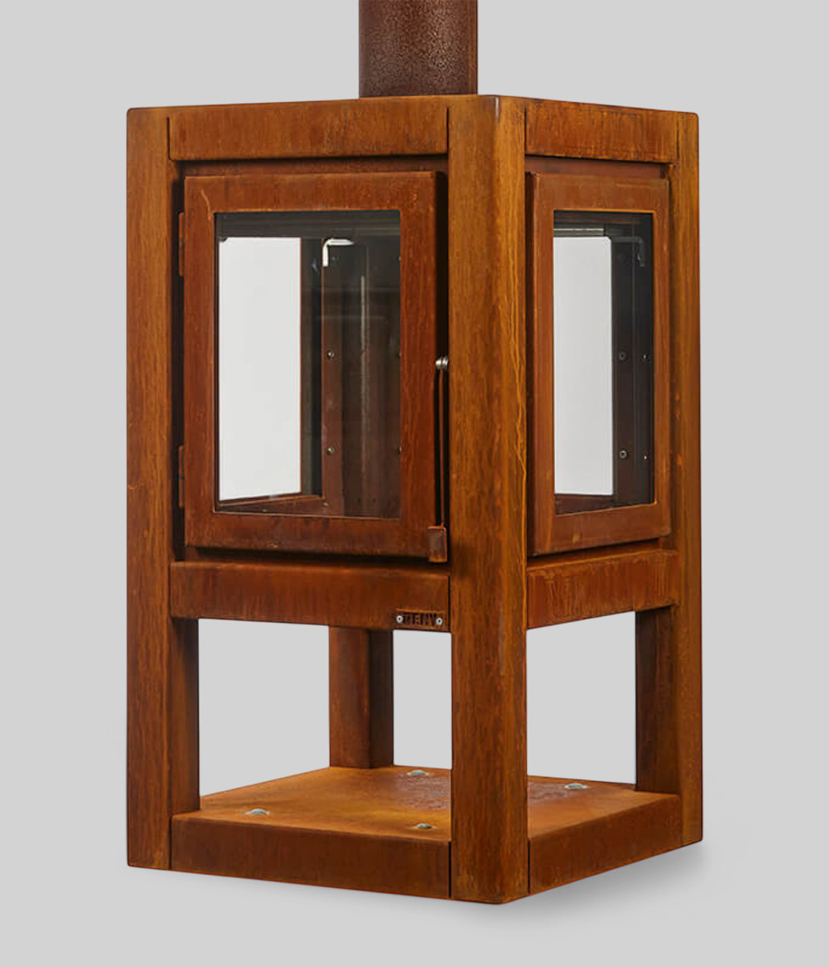 modular outdoor fireplace